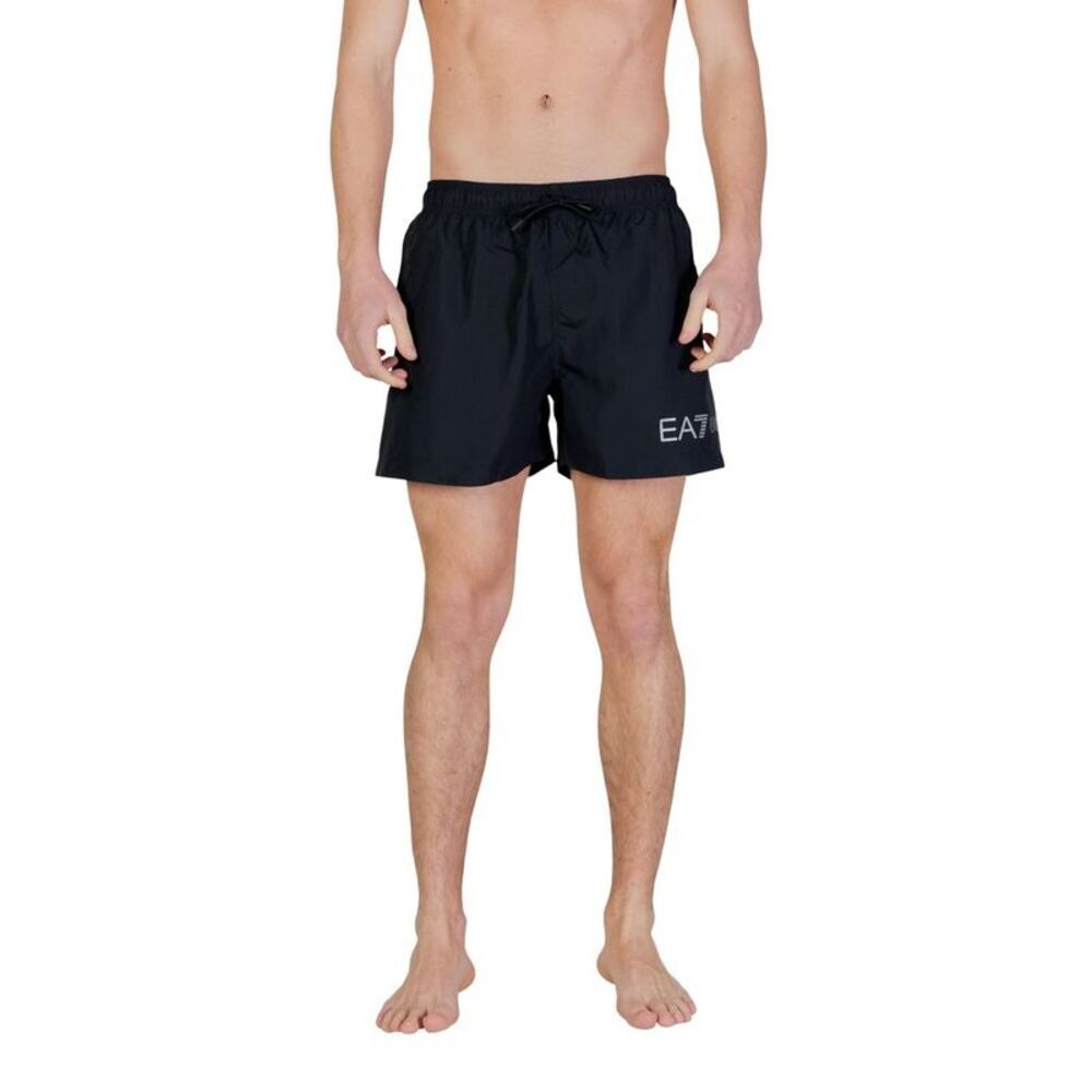 EA7 Emporio Armani Bicolor Polyester Swim Men's Shorts
